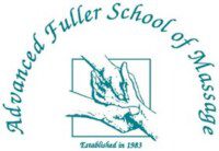 Advanced Fuller School of Massage logo, established 1983, Virginia Beach massage education and services.